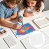 Diamond Art Zigzag Rulers Diamond Craft Grid Rulers Precise Diamond Placement Tool for Square Diamond Art Kits Crafting Accessories