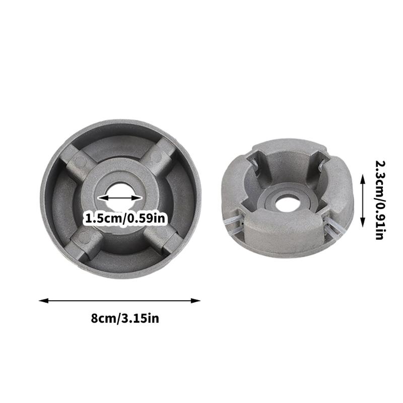 Professional Design Weeds Eater Head Thicken Aluminum Alloy Trimmer Head Replacements For Long Terms Landscaping Use