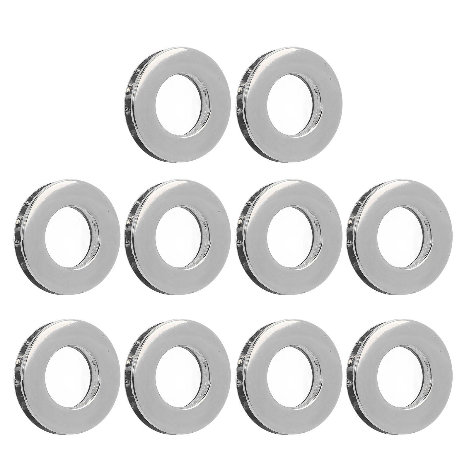 

10 шт. 15,7 мм кожаные люверсы сплав двухсторонние круглые металлические люверсы проушины для шнурка ремня серебряный