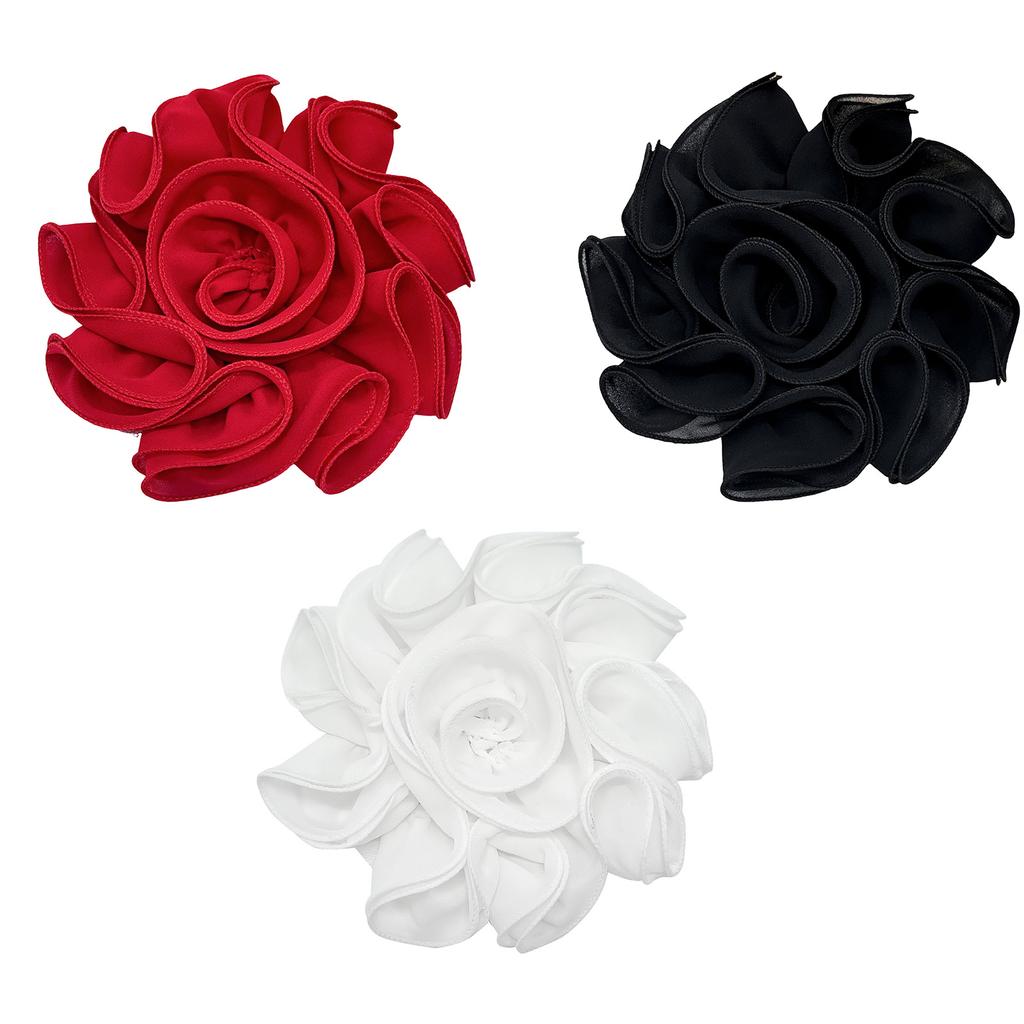 Elegant 3D Flower Patch Bridal Applique Soft Fashion Vintage Flower Brooches for Wedding Dresses and Evening Gowns
