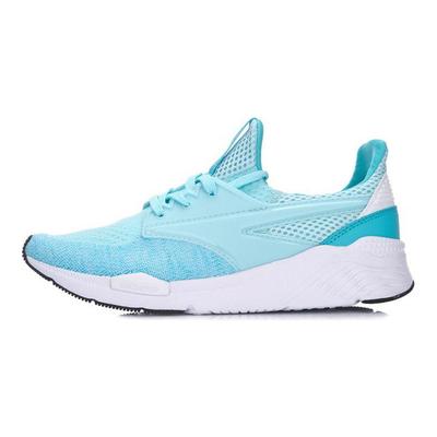 Stoff Einteiliges Weben Stoßdämpfung Rutschfest Abriebfest Atmungsaktiv Leicht Low-Top Laufschuhe Damen Sneaker AGCM052-4