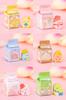 Cute animal eraser milk colorful learning set of set, carton-shaped packaging, stationery, children's supplies, 6.