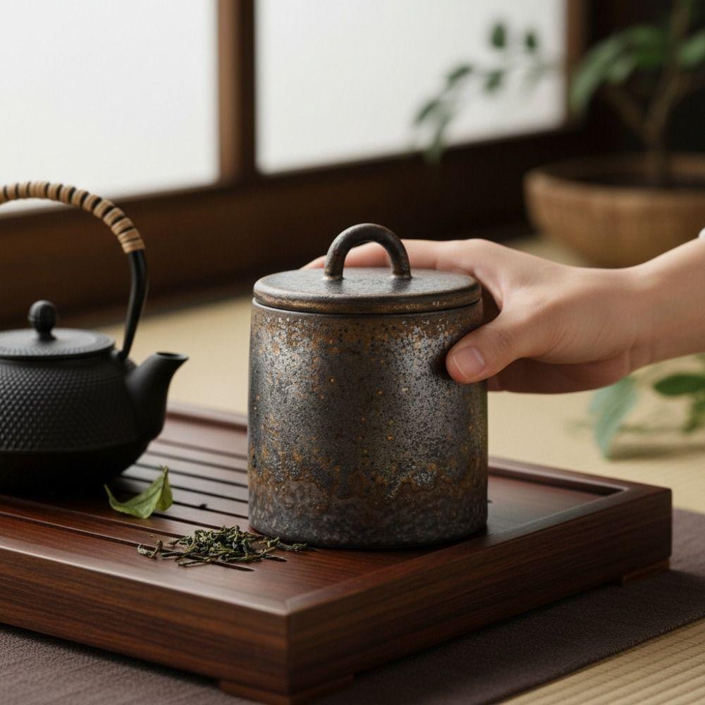 Moisture-proof Tea Storage Box Sealed Tea Can Practical Food Container  Nut