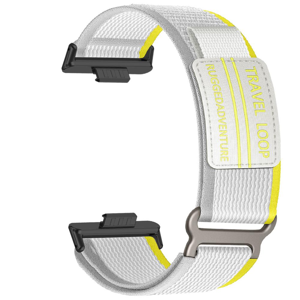 

Нейлоновий ремінець для Huawei Watch Fit 4 Pro Band Спортивний чоловічий жіночий змінний браслет Huawei Fit 3 Fit 4 Travel Loop Аксесуари Huawei Fit 4 &Black жовтий