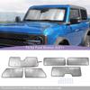 Car Windshield Sunshade Window Shade Foldable Sun Visor Cover Fit For Ford Bronco 2021 Up 2-Door Version Car Interior Accessories, 6 Pcs