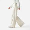 Li-Ning Comfortable Loose Breathable Casual Pants Women bottoms Off-White AKLV270-2