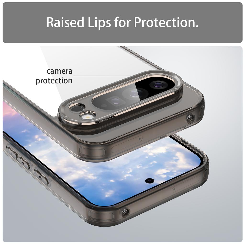 For Google Pixel 10 Pro XL Case TPU+Acrylic Phone Back Cover Anti Yellowing