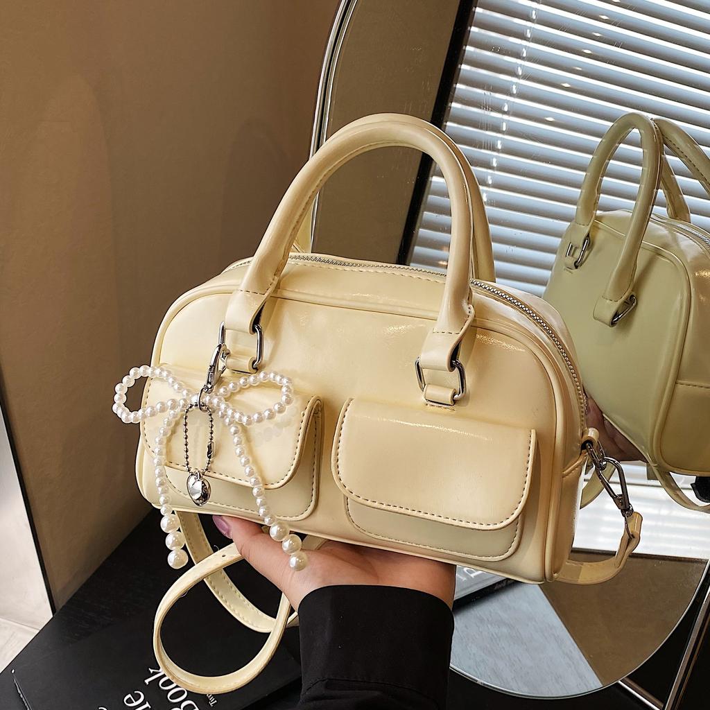Women's Bag Versatile Commuter Multi-Pocket Casual Shoulder Small Square Bag