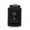10Pcs 12V Round Rocker Switch AC 6A/250V For Car Boat Automotive RV Black With Pre-soldered Wires Auto Car Truck Boat Round