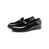 Loafers men's spring and autumn new leather shoes Doudou shoes European and American men's shoes patent leather casual leather shoes men's