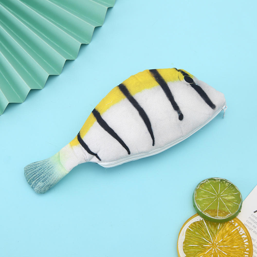 

Creative Simulation Fish Shape Pencil Case School Pencil Bag Cute Pen Case Student Pen Bag Kid Stationery Bag Fun Storage Bag