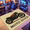 Moto Guzzi Patterned Rug, suitable for living room, bedroom, game room, computer room and home décor.