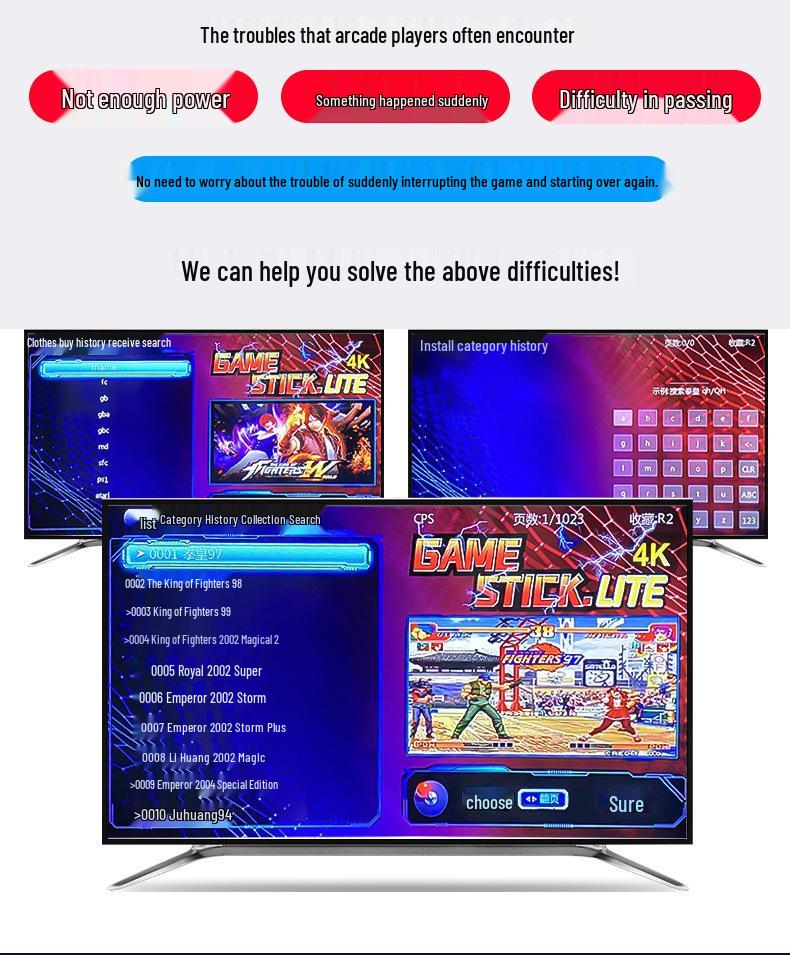 M8 Retro PS1 Arcade-Konsole mit 2,4G Wireless-Controller