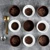 200ml Keramik-Kaffeeschale mit Skala Verdickte Messschale U Cupping-Tasse mit Löffel Espresso-Messbecher Kaffeezubehör