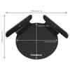 Acrylic Circular Corner Shelf Mount for Security Camera,Baby Monitors, Speaker,Wifi Routers, Small Toy Universal Mount