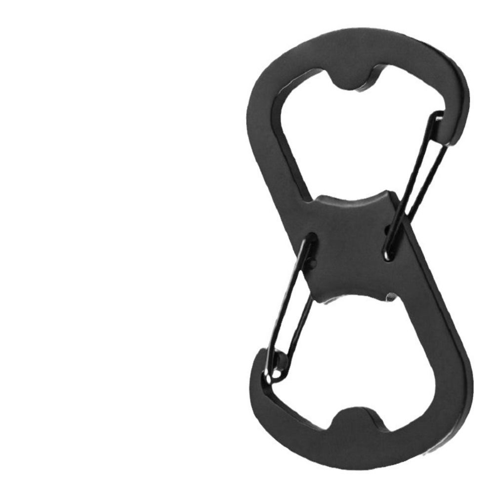 Bottle Opener 8-shaped Carabiner Stainless Steel Outdoor Backpack Clasps  Camping