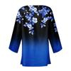 Women's Casual Fashion Retro Printed Lightweight Medium Length Jacket Cardigan