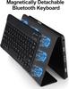 Samsung A9+ Tablet Leather Case with A11plus Magnetic Bluetooth Keyboard