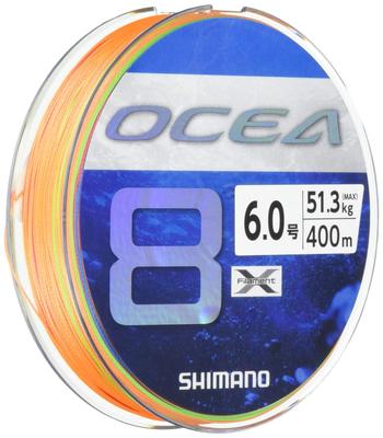 SHIMANO Line Osea 8 400m 5 Colors Fishing Line No. 6.0 LD-A81S