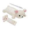 Korila Pen Case, Bear Stuffed Toy, Pencil Case with 1 Pen, Stationery, Large Capacity, Fluffy, White Bear Goods, Cute, Storage Bag, School Student,