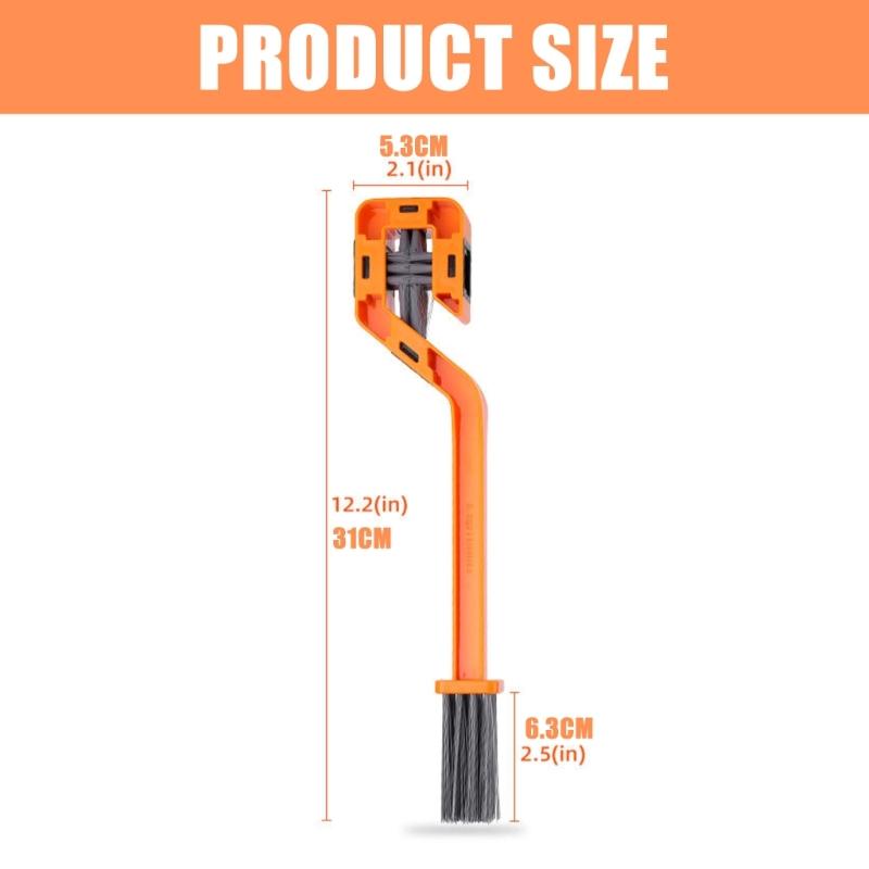 Multifunction Cleaning Brush Double Head Motorcycle Chain Cleaner Portable Bike Chain Cleaning Tool Chain Clean Brush