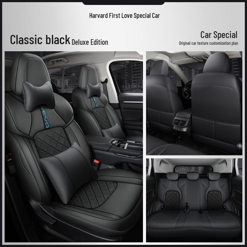 CLY Custom Full-Cover Leather Seat Cushion for Haval First Love