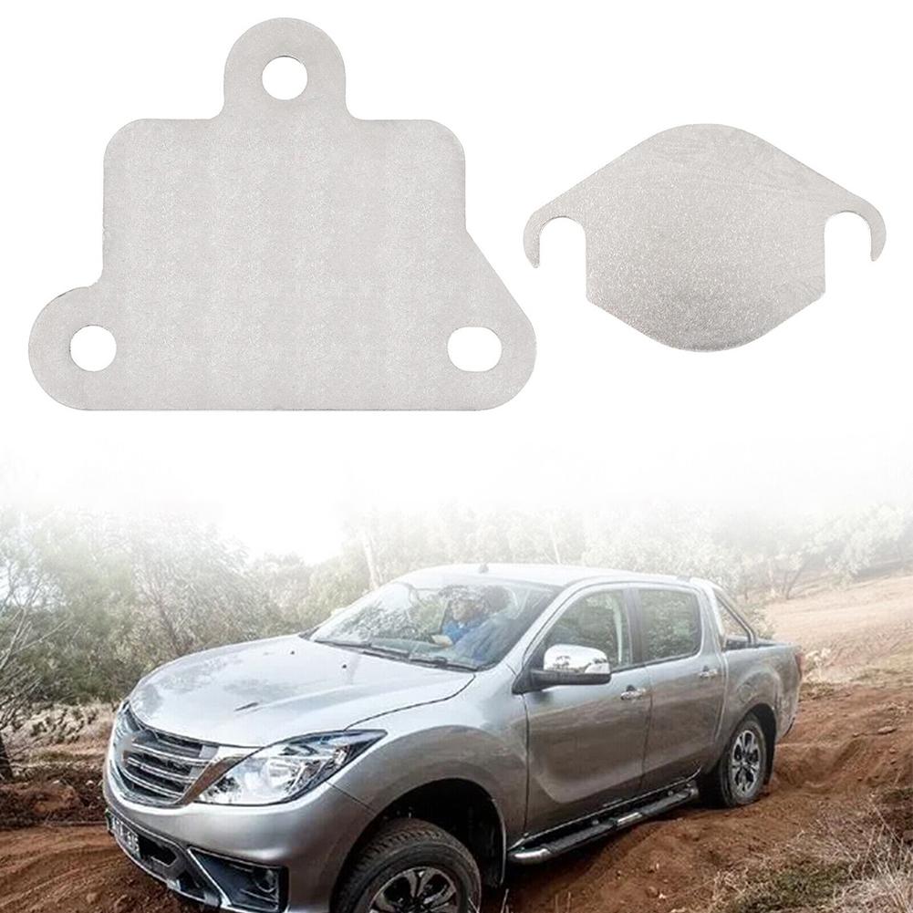 2pcs EGR Valves Cover Plate Set Stainless Steel High Hardness Car Supplies For Ford-Px Px2-Ranger Mazda-BT50 Machine 3.2L 2.2L