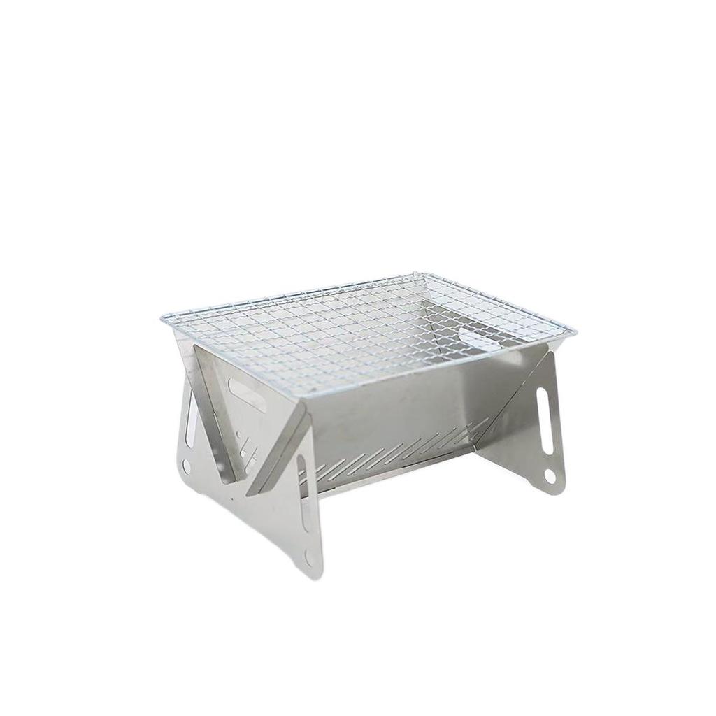 Portable Stainless Steel Folding Camping Stove for Outdoor Cooking