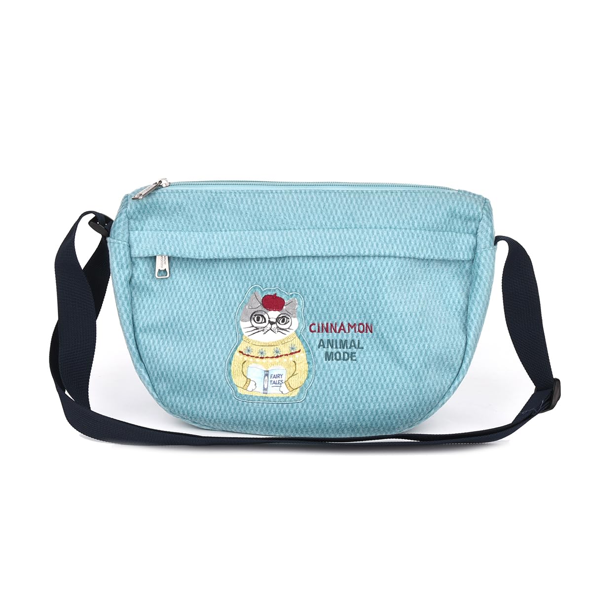 Fleece Shoulder Animal BL [Kusuguru Japan] Bag, Mode, синий