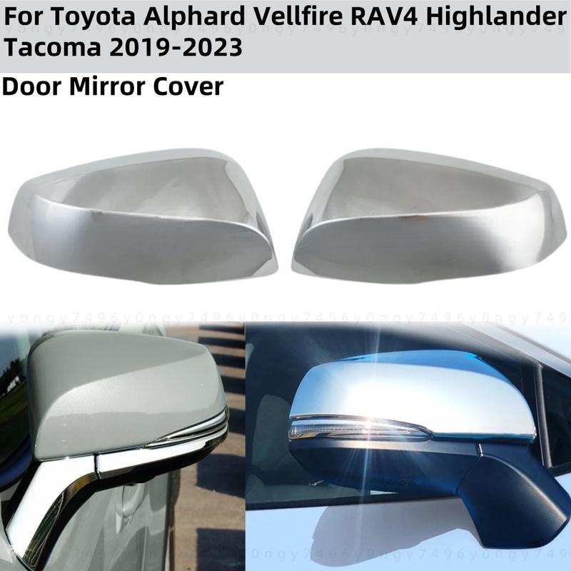 For Toyota Alphard Vellfire RAV4 Highlander Tacoma     Carbon Upgrade Rearview Accessories Car Door Mirror Cover