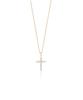 Lloyd Classic Petite Cross 14K Gold Necklace Lnn25051G