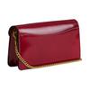 Coach Tabby 21 Metal Logo Snap Closure Leather Shoulder Crossbody Bag Small Women's Red