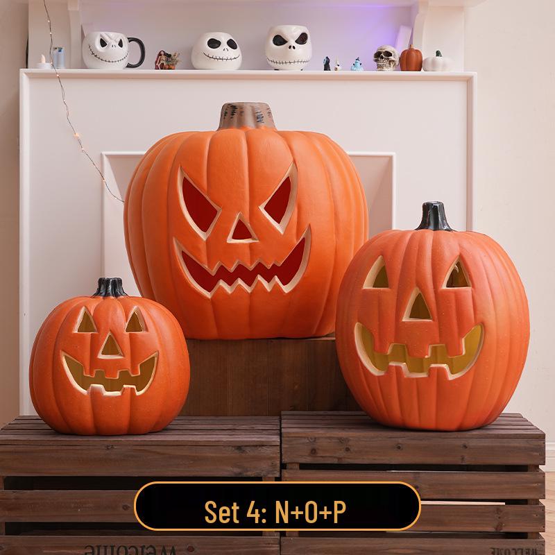 Große Halloween-Kürbis-Laterne für Innen-/Außen dekoration