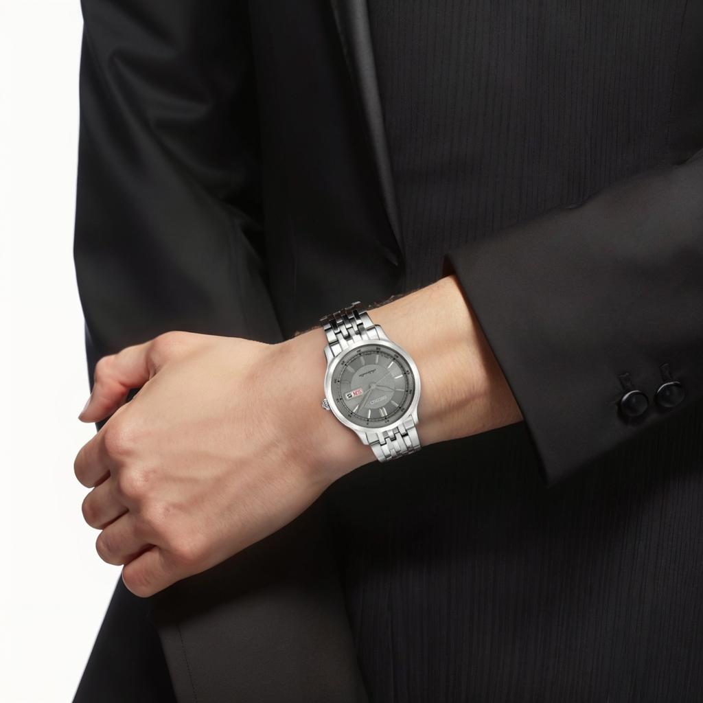 SEIKO Presage 100m Water Resistant Automatic Mechanical Movement Stainless Steel Strap Watch 40mm SNZH31J1