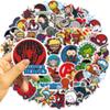 50pcs Cute Disney Marvel Movie Avengers Heroes Assemble Stickers Waterproof Phone Laptop Luggage Guitar Notebook Decal Sticker
