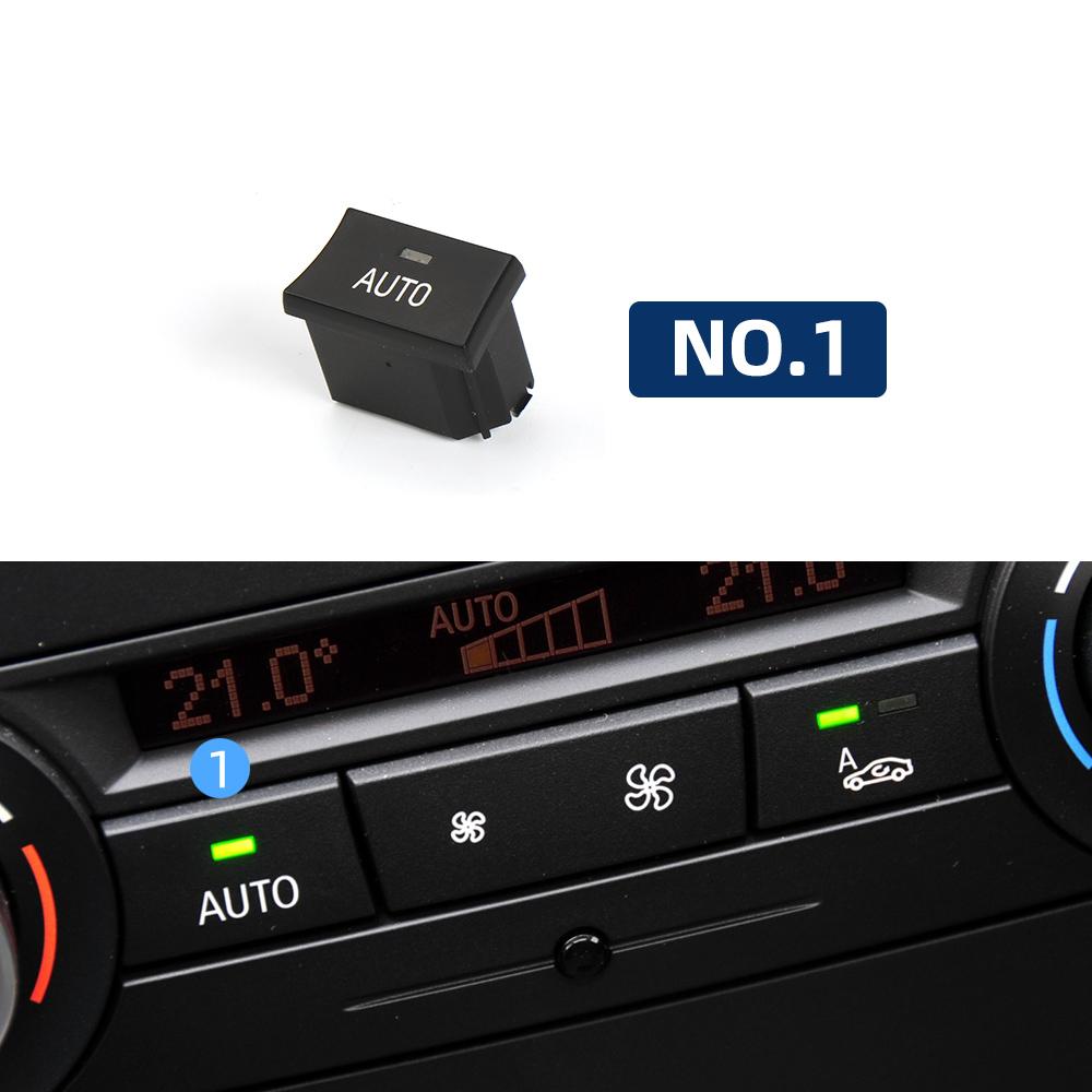 For BMW 1 3 X1 X3 Series E87 E84 E90 E91 E92 E93 F25 Car Dashboard Air Conditioning Ventilation Control AC Button 64119344143