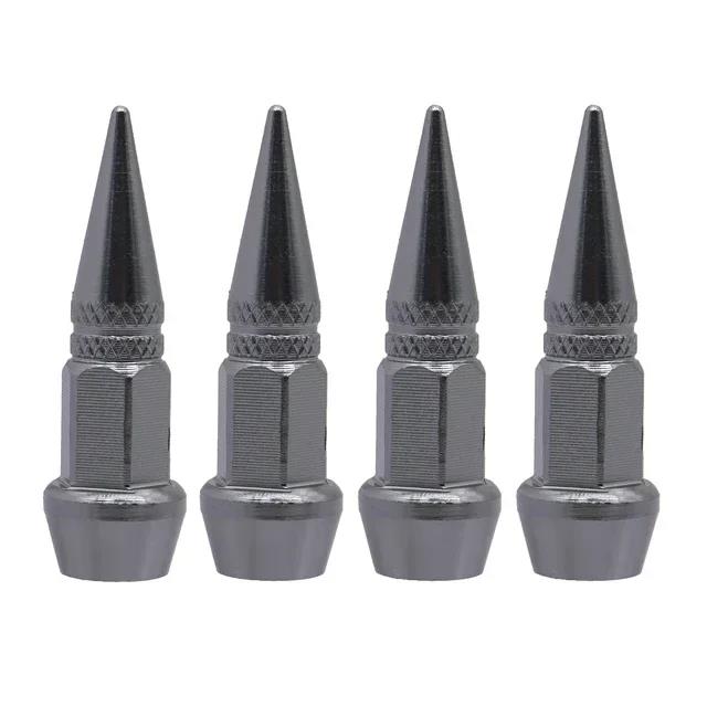 Car Universal NEW 4pcs Head Screws Valve Caps Personalized Modifications Pointed Valve Tips Bicycle and Motorcycle Tires Stem Caps1