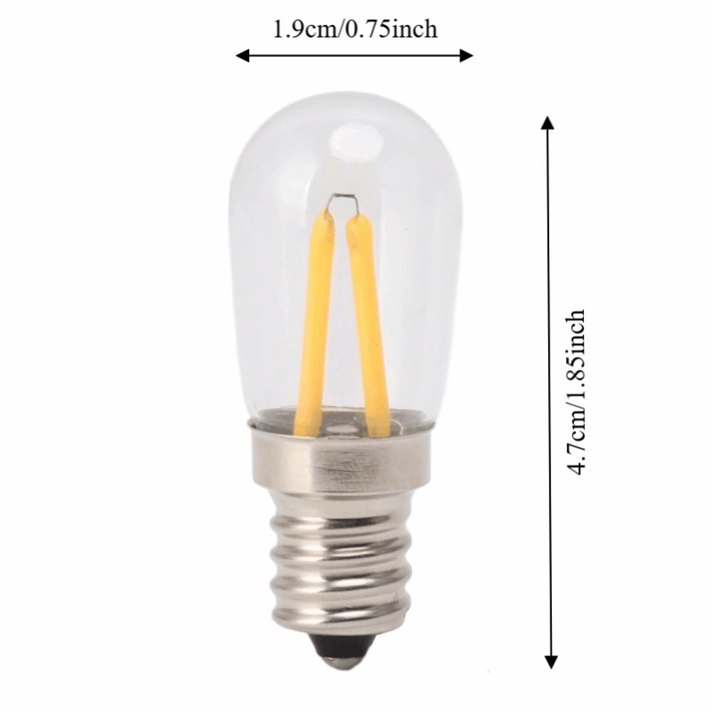 5 Pack E12 LED Fridge Light Bulbs 110V Fridge Light Bulbs Refrigerator Lamp Bulbs Indoor