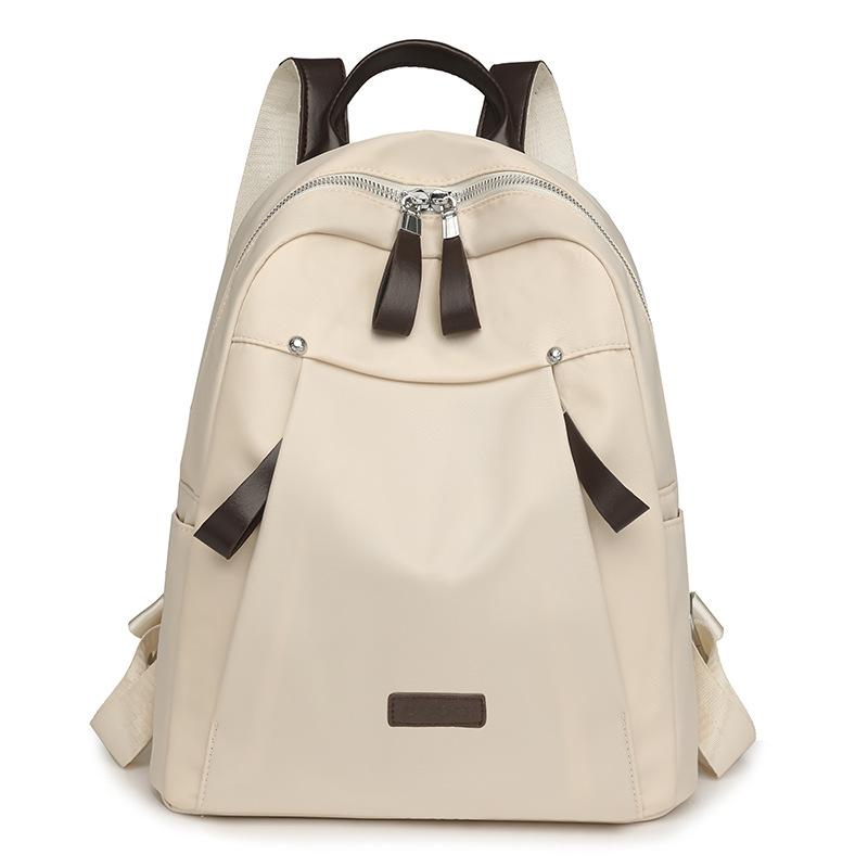 

Многофункциональный рюкзак для женщин, большой вместимости, дорожный рюкзак для поездок на работу бежевый