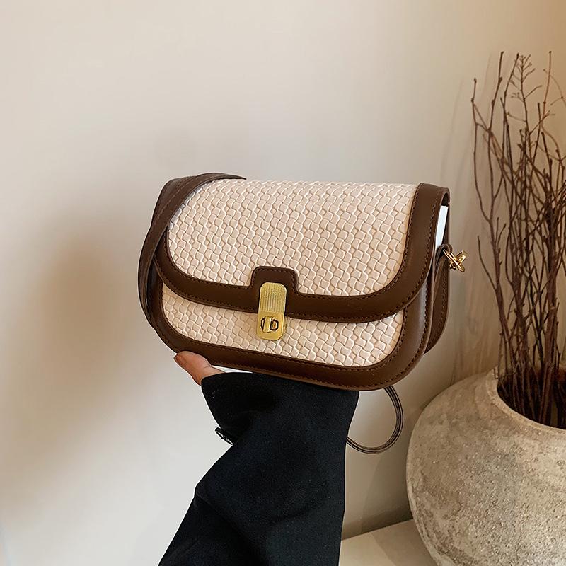 

Korean Style Textured Luxury Woven Crossbody Bag - 2024 Summer Women s Shoulder Bag