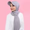 Women's Pure Color Versatile Pullover Visor Scarf Hat