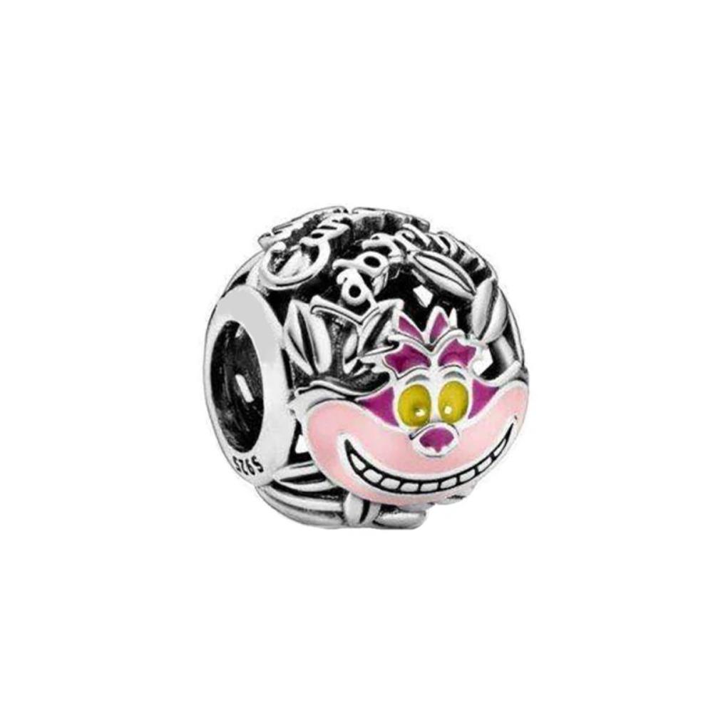 New 925 Silver Miniso  Mouse Castle Hat Princess Pendant For Bracelet DIY Exquisite Jewelry