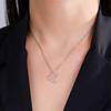 My Shape Bird Pendent Necklace for Women Peace Dove Pigeon Bird Animal Charms Necklaces Choker Chain Stainless Steel Jewelry