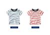 Korean-Style Boys' Striped Short Sleeve Summer T-Shirt - Trendy New Arrivals for Kids