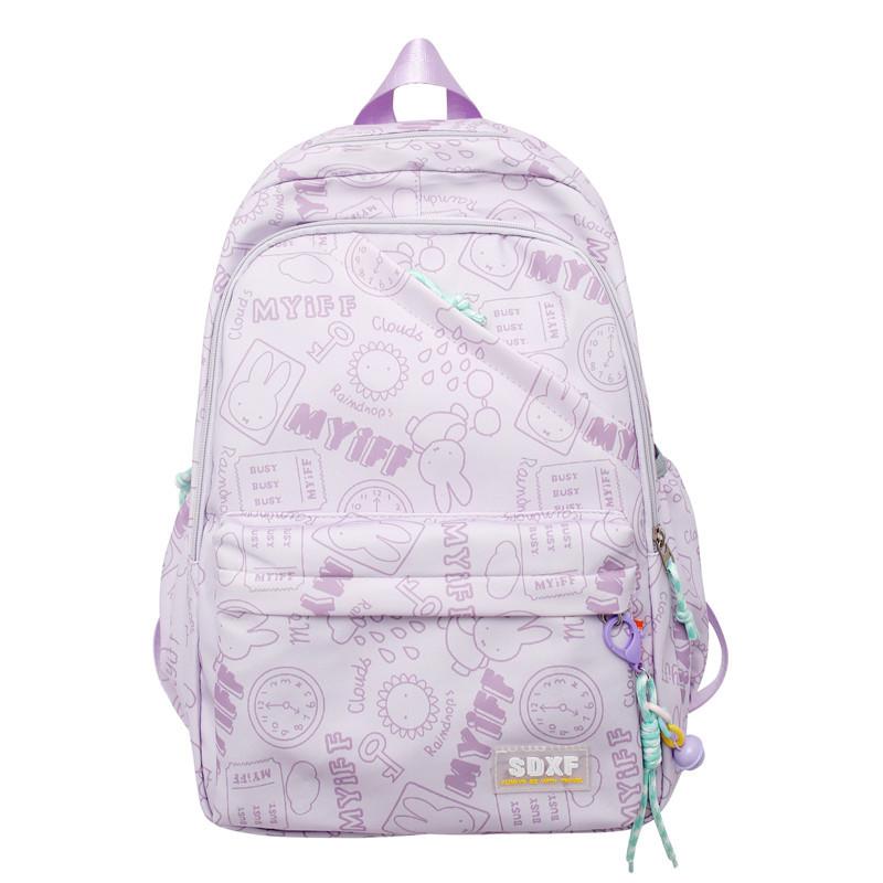 Schoolbag Student Cute Graffiti Large Capacity Backpack AVE