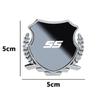 Custom Zinc Alloy Car Fender Emblem Metal Side Window Badge For Chevrolet Ss Logo Exterior Modification Decor Auto Accessories