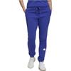 adidas Spodnie damskie Joggers z nadrukiem z elastycznym pasem i sznurkiem, niebieskie HM2864