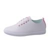 2024 Women's White Soft Leather Casual Sneakers: Spring & Autumn Fashion, Comfortable Soft Sole