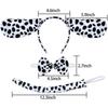9 Pieces Christmas Dalmatian Cosplay Costume