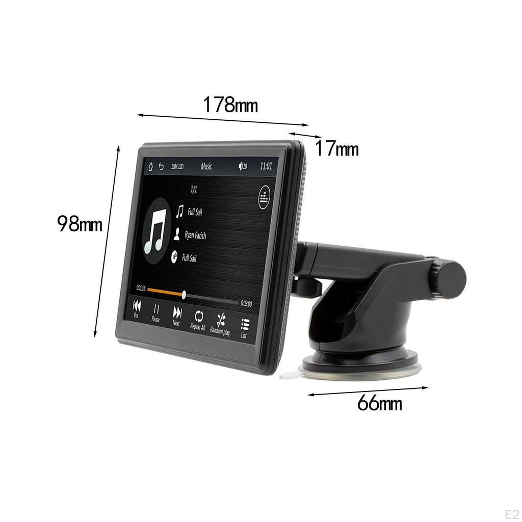 Car Stereo 7 inch Portable Auto Multimedia Player Vehicle Mounted without Camera